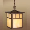 Hot Sale Patriot Lighting® Mission 11″ Burnished Bronze Outdoor Pendant Light