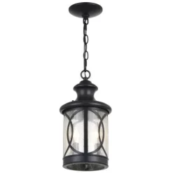 Hot Sale Patriot Lighting® Sterling 14-1/4″ Forged Bronze Outdoor Pendant Light