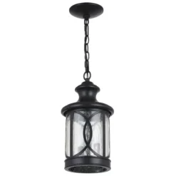 Hot Sale Patriot Lighting® Sterling 14-1/4″ Forged Bronze Outdoor Pendant Light