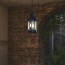 Hot Sale Patriot Lighting® Sterling 14-1/4″ Forged Bronze Outdoor Pendant Light