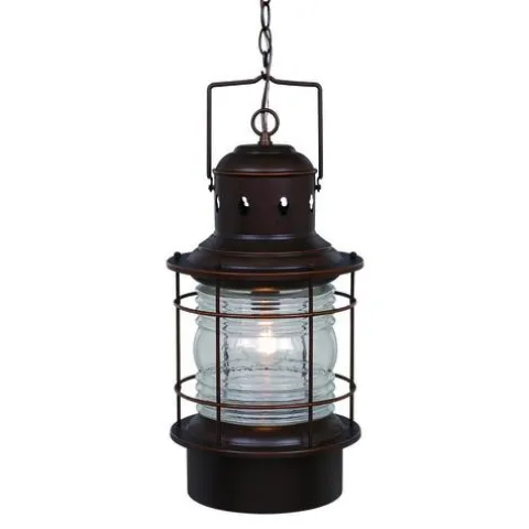 Hot Sale Patriot Lighting® Bainbridge Burnished Bronze Outdoor Pendant Light