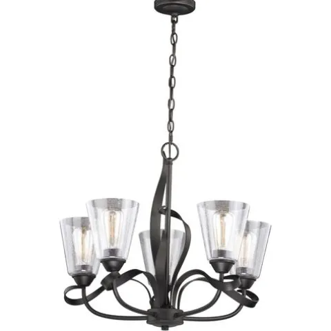 Hot Sale Patriot Lighting® Cinta Oil Rubbed Bronze 5 Light Chandelier
