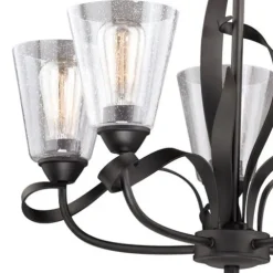 Hot Sale Patriot Lighting® Cinta Oil Rubbed Bronze 5 Light Chandelier