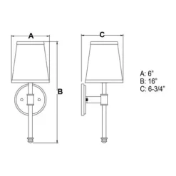 Hot Sale Patriot Lighting® Ritz Satin Nickel 1 Light Vanity Light