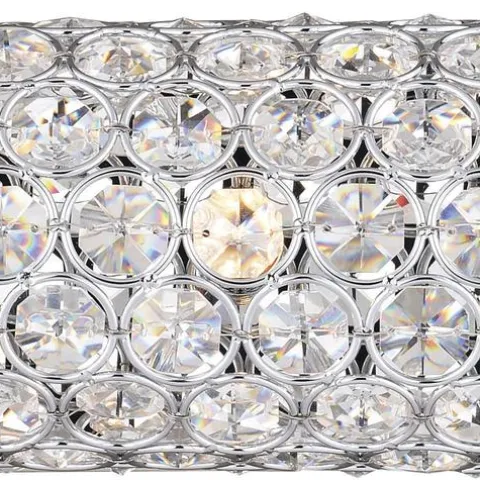 Hot Sale Patriot Lighting® Elegant Home Taryn Chrome 4-Light Vanity Light