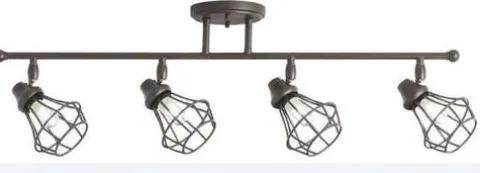 Hot Sale Patriot Lighting® Boski Oil-Rubbed Bronze 4-Light Flush Mount Ceiling Light