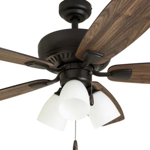 Hot Sale Patriot Lighting™ Tisbury Ii 52″ Bronze Indoor Led Ceiling Fan