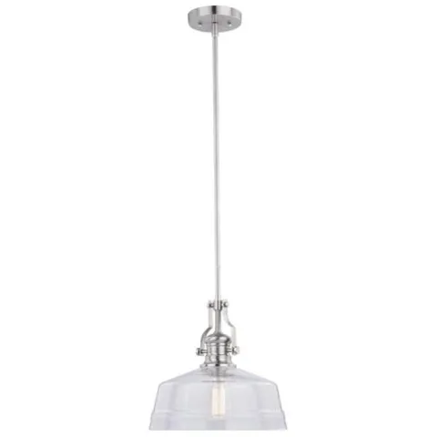 Hot Sale Patriot Lighting® Beloit Satin Nickel Pendant