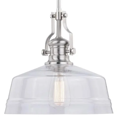 Hot Sale Patriot Lighting® Beloit Satin Nickel Pendant