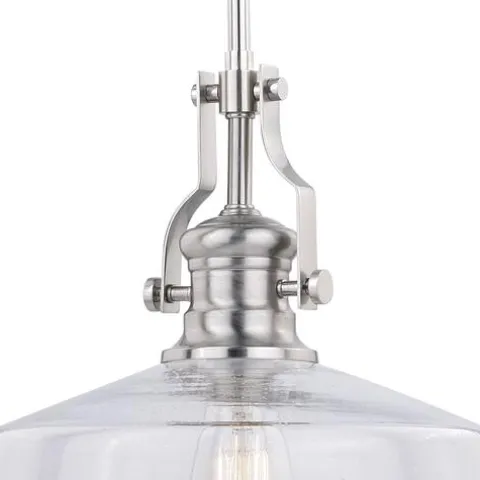 Hot Sale Patriot Lighting® Beloit Satin Nickel Pendant