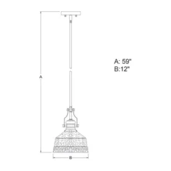Hot Sale Patriot Lighting® Beloit Satin Nickel Pendant