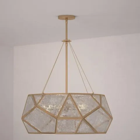 Hot Sale Patriot Lighting® Euclid Aged Brass 5 Light Pendant