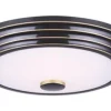 Hot Sale Patriot Lighting® Lyra Rubbed Bronze Integrated Led Flush Mount Ceiling Light