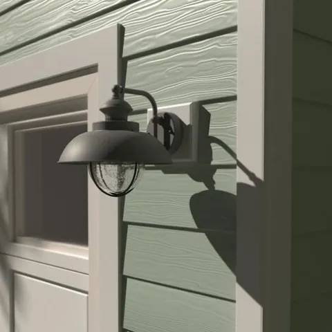 Hot Sale Patriot Lighting® Harwich Textured Gray Outdoor Wall Light