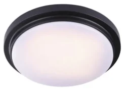 Hot Sale Patriot Lighting® Flinn Black Led Flush Mount Ceiling Light 2-Pack