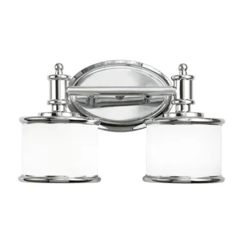 Hot Sale Patriot Lighting® Carlisle Chrome 2 Light Vanity Light
