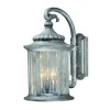 Hot Sale Patriot Lighting® Valencia Gilded Silver Outdoor Wall Light