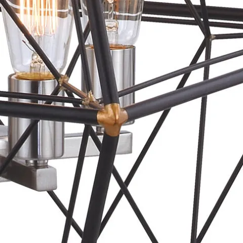 Hot Sale Patriot Lighting® Bartlett Oil Rubbed Bronze 4 Light Pendant