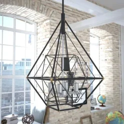 Hot Sale Patriot Lighting® Bartlett Oil Rubbed Bronze 4 Light Pendant
