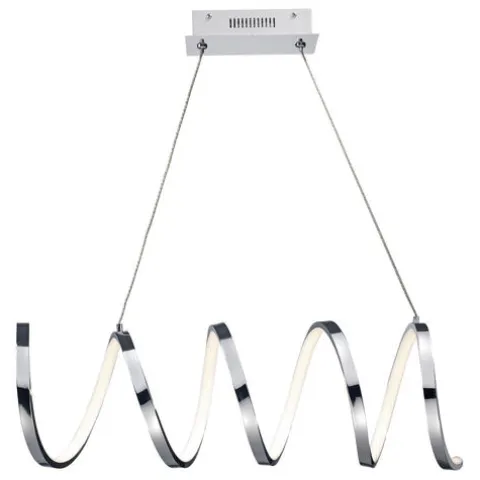 New Patriot Lighting® Burt Chrome Integrated Led Island Light
