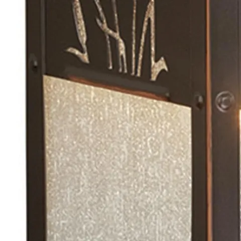 New Patriot Lighting® Cattail Burnished Bronze Outdoor Wall Light