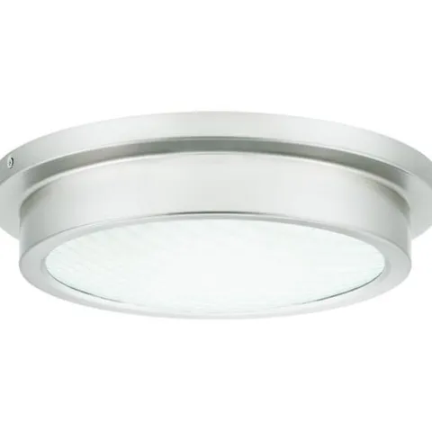 New Patriot Lighting® Devin Brushed Nickel Integrated Led Flush Mount Ceiling Light