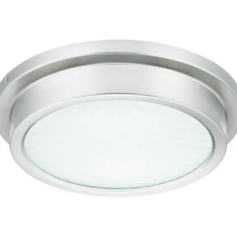 New Patriot Lighting® Devin Brushed Nickel Integrated Led Flush Mount Ceiling Light