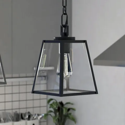 New Patriot Lighting® Grant Black 1 Light Mini Pendant