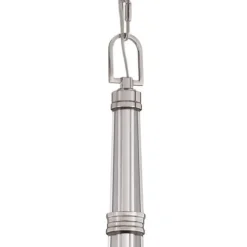 New Patriot Lighting® Hoyne Polished Nickel 5 Light Chandelier