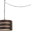 New Patriot Lighting® India Oil-Rubbed Bronze Swag Pendant