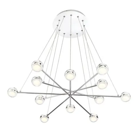 New Patriot Lighting® Lazio Chrome Integrated Led Chandelier