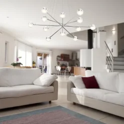 New Patriot Lighting® Lazio Chrome Integrated Led Chandelier