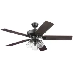 New Patriot Lighting™ Madeline 52″ Matte Black Indoor Led Ceiling Fan