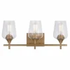 New Patriot Lighting® Malbec Satin Gold 3-Light Vanity Light