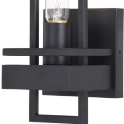 New Patriot Lighting® Marquis Matte Black 1 Light Wall Light