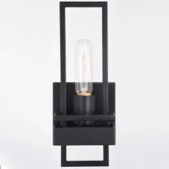 New Patriot Lighting® Marquis Matte Black 1 Light Wall Light