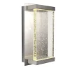 New Patriot Lighting® Paradiso Satin Nickel Integrated Led Outdoor Wall Light