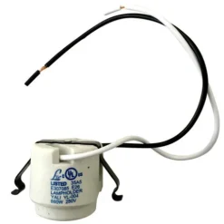 New Patriot Lighting® Porcelain Snap-In Socket With Lead Wire