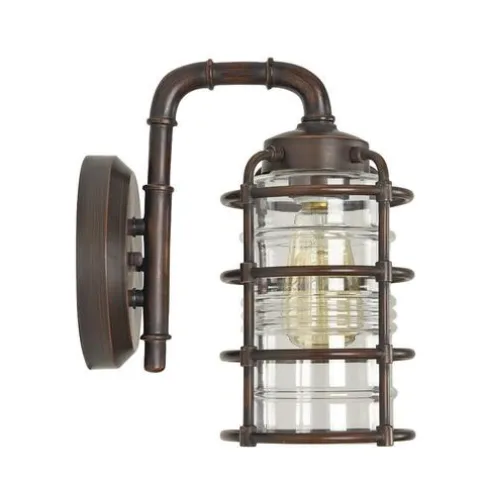New Patriot Lighting® Randy Bronze Outdoor Wall Light
