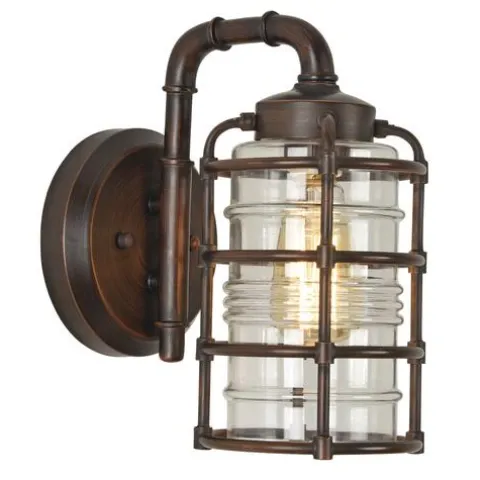 New Patriot Lighting® Randy Bronze Outdoor Wall Light