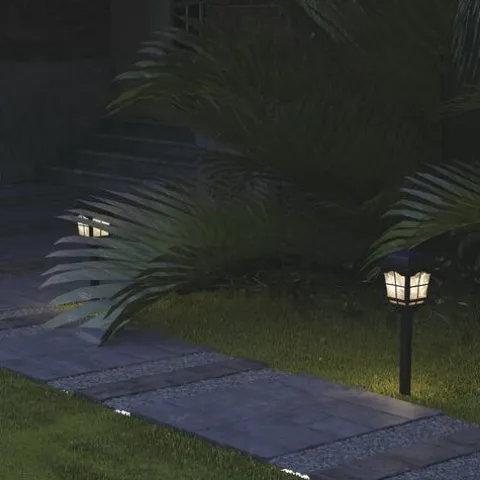 New Patriot Lighting® Solar Integrated Led Mauldin Landscape Light – 6 Pack