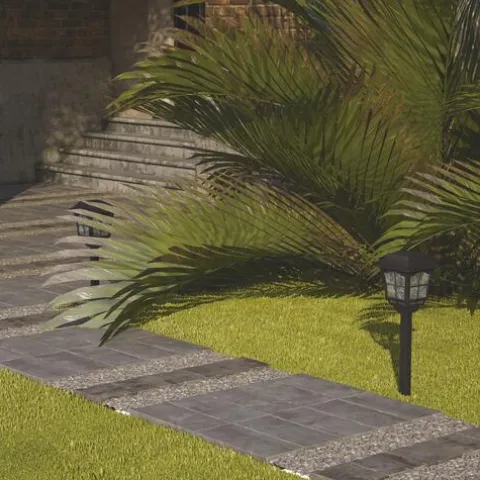 New Patriot Lighting® Solar Integrated Led Mauldin Landscape Light – 6 Pack