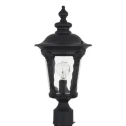 New Patriot Lighting® Tomek Black Outdoor Post Light