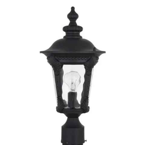 New Patriot Lighting® Tomek Black Outdoor Post Light
