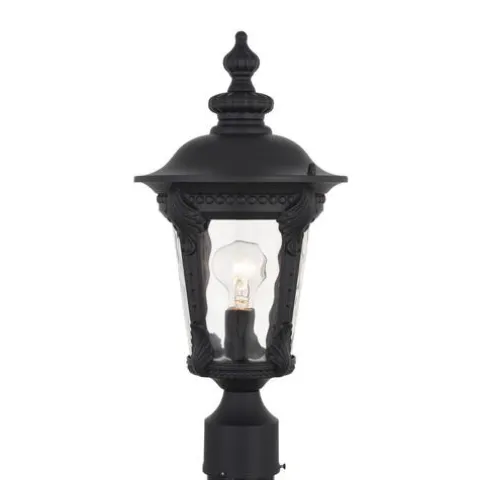 New Patriot Lighting® Tomek Black Outdoor Post Light