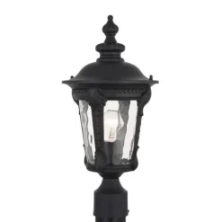 New Patriot Lighting® Tomek Black Outdoor Post Light