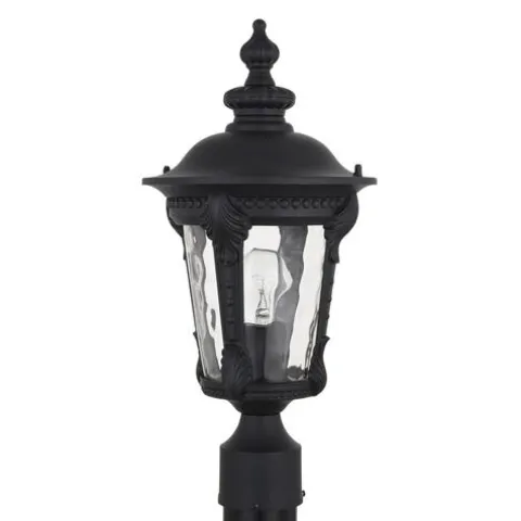 New Patriot Lighting® Tomek Black Outdoor Post Light