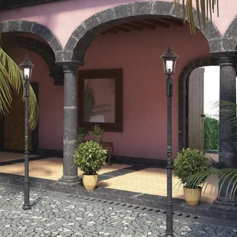 New Patriot Lighting® Tomek Black Outdoor Post Light