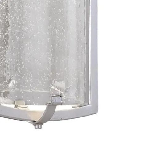 New Patriot Lighting® Uptown Painted Satin Nickel Integrated Led Outdoor Pendant Light