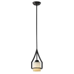 New Patriot Lighting® Warren Rubbed Antique Bronze 1-Light Mini Pendant